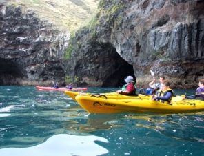 Kayak with child